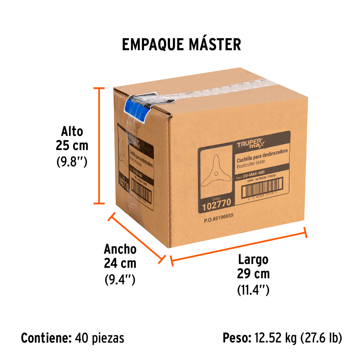 Cuchilla para MAX-40D - SKU 102770