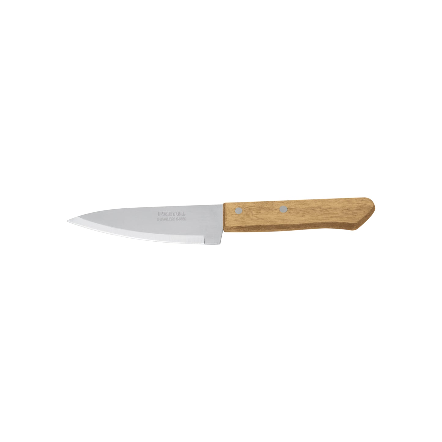 Cuchillo de chef de 5 pulgadas con mango de madera
