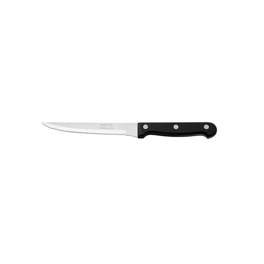 Cuchillo con sierra para asado de 5 pulgadas con mango de polipropileno