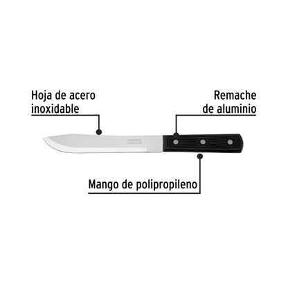 Cuchillo cebollero de 7 pulgadas con mango de polipropileno