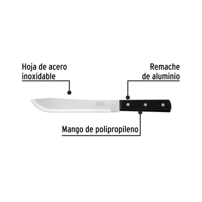 Cuchillo cebollero de 8 pulgadas con mango de polipropileno