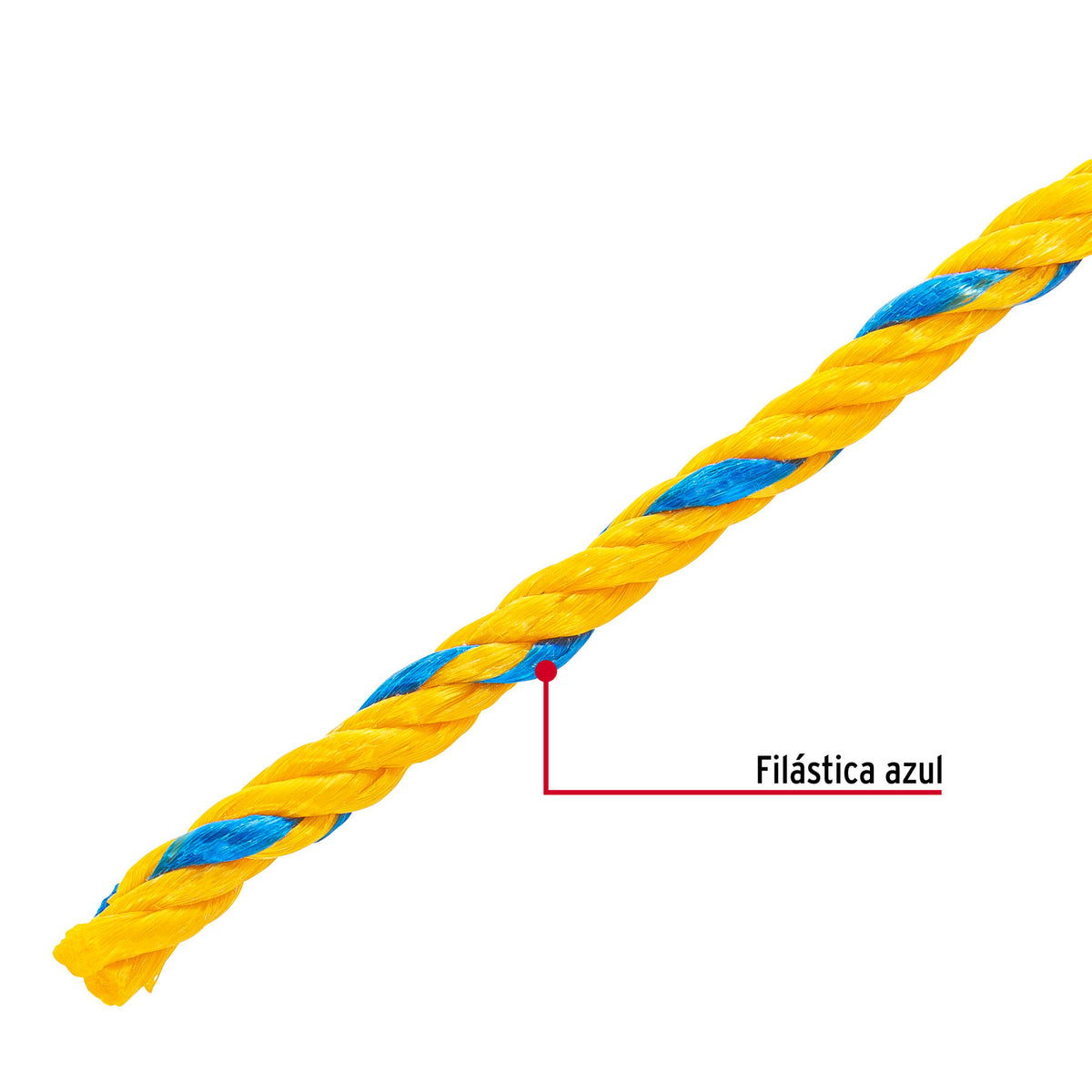 Cuerda Polipropileno 6mm Rollo 1kg
