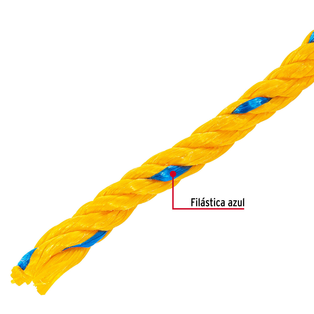 Cuerda Polipropileno 8mm Rollo 1kg