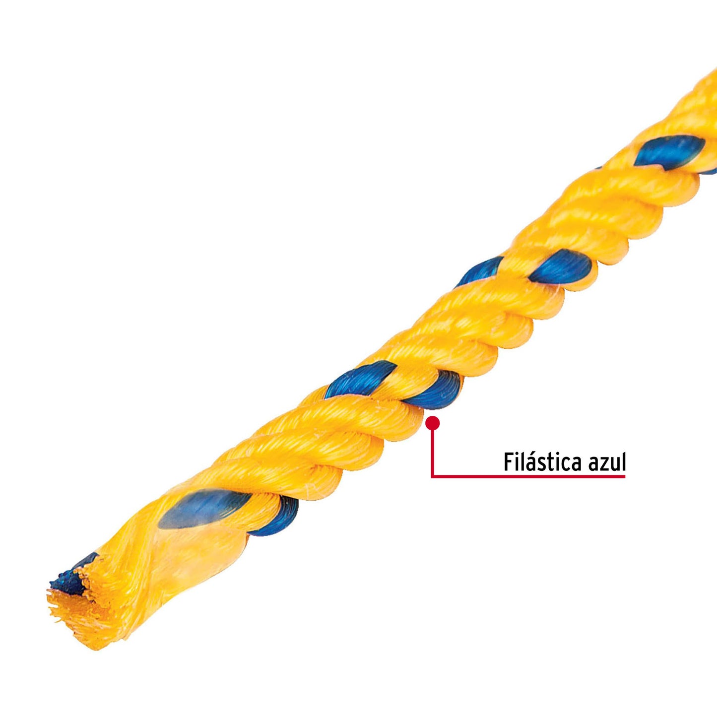 Cuerda Polipropileno 8mm Carrete 20kg