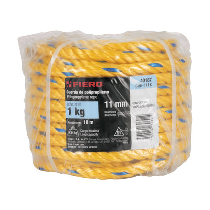 Cuerda Polipropileno 11mm Rollo 1kg