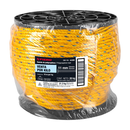 Cuerda Polipropileno 11mm Carrete 20kg