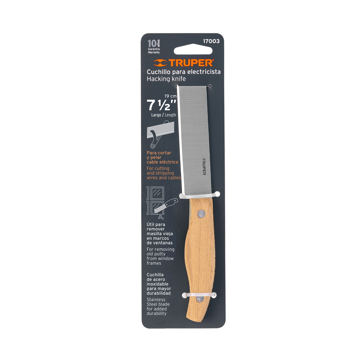 Cuchillo 7-1/2 pulg para electricista