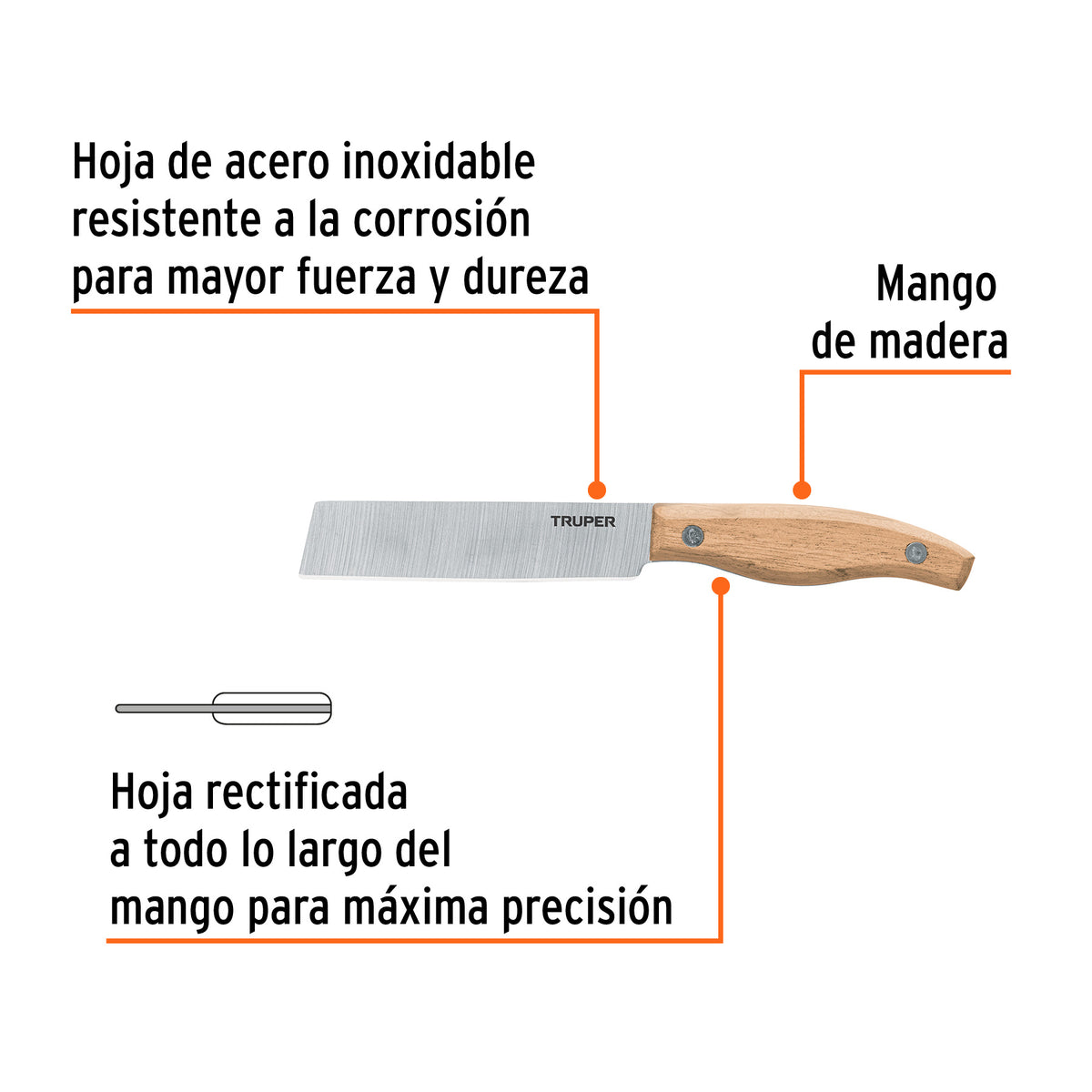 Cuchillo 7-1/2 pulg para electricista