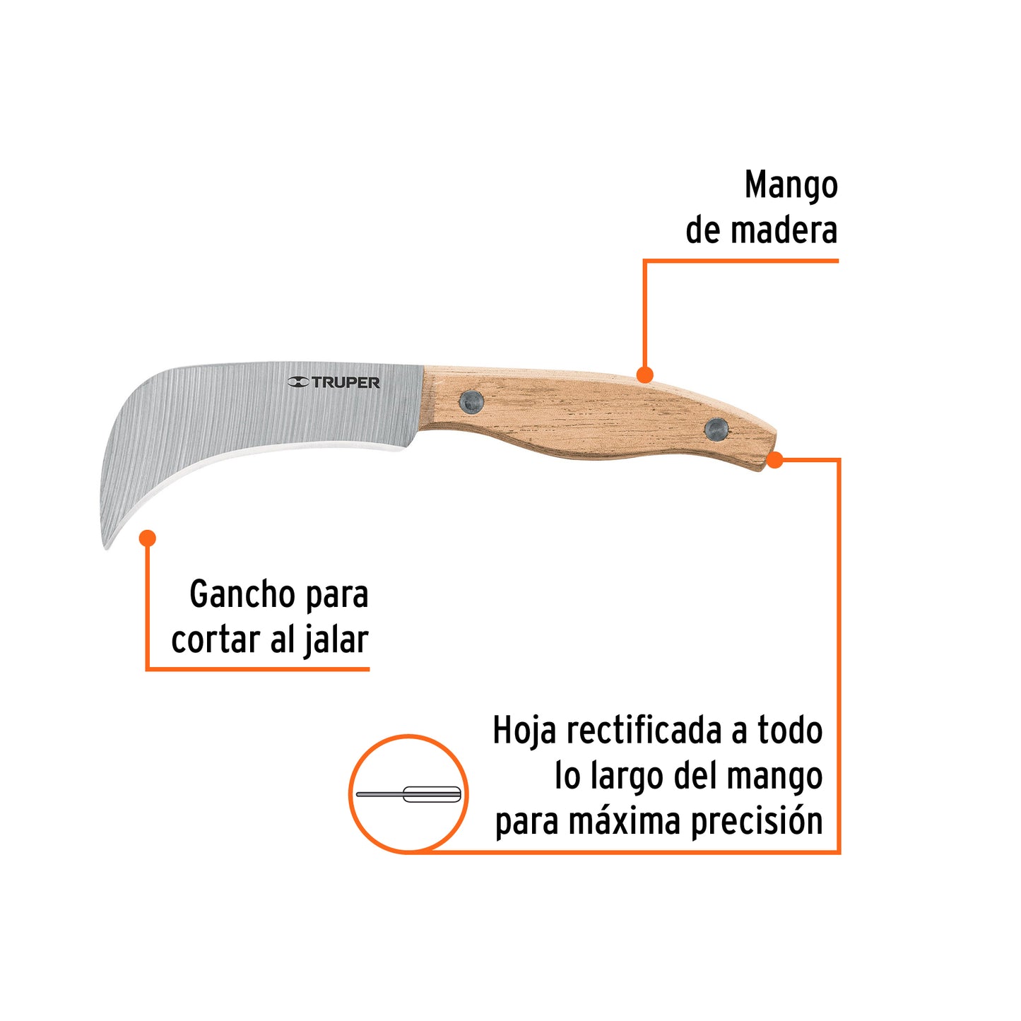 Cuchillo 7 pulg para linóleo