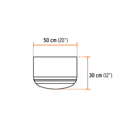 Cubrenuca para Casco Naranja con Cinta Reflejante