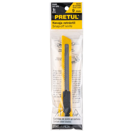 Cutter de 9 mm de plástico