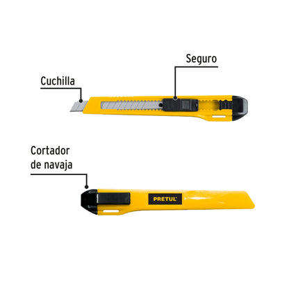 Cutter de 9 mm de plástico