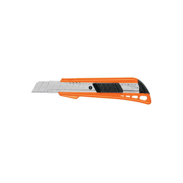 Cutter de 18 mm reforzado de plástico con alma metálica