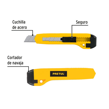 Cutter de 18 mm de plástico