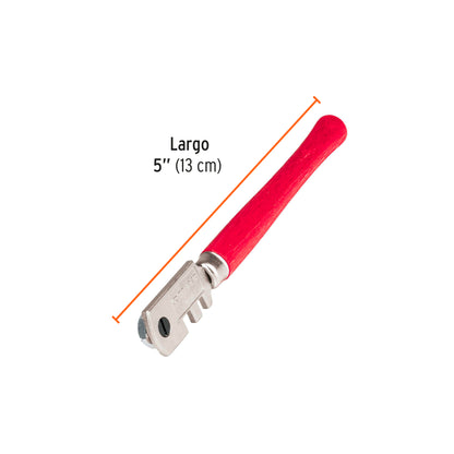 Cortador de vidrio 5 pulg. con 6 cuchillas