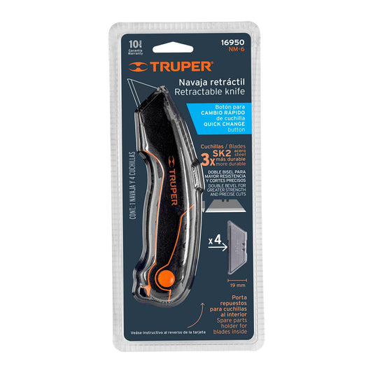 Navaja retráctil 7" cuerpo de aluminio