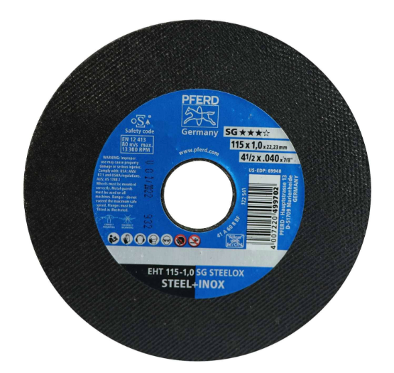 Disco de Corte para Metal e Inoxidable 114.3 mm x 1.0 mm SG R