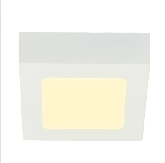 Panel LED de Superficie Cuadrado 6 W 3000 K 320 lm