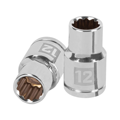 Dado 12 mm 12p cuadro 1/2pulg