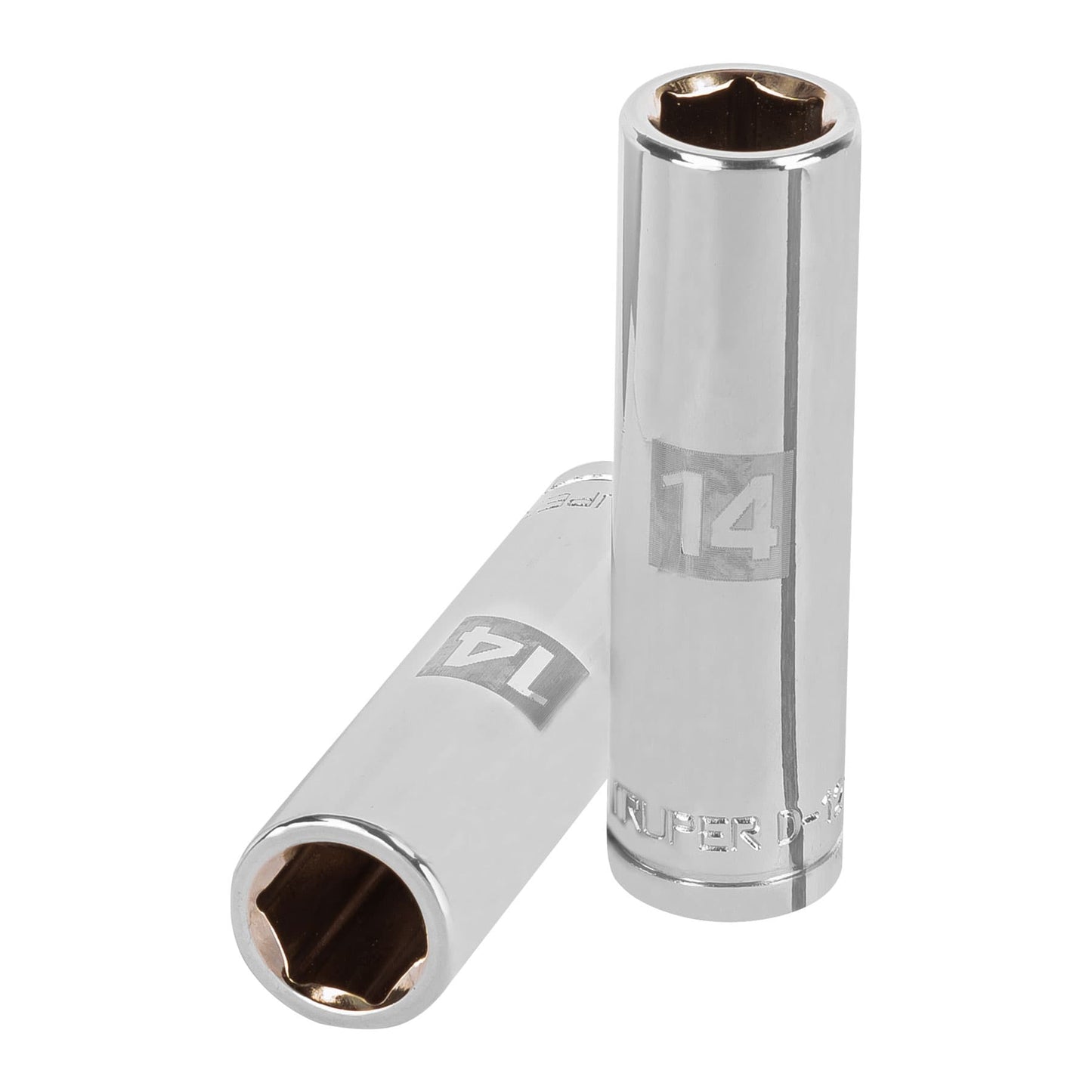 Dado largo 14 mm 6p cuadro 1/2pulg