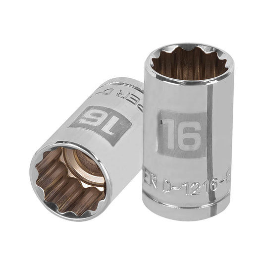 Dado 16 mm 12p cuadro 1/2pulg