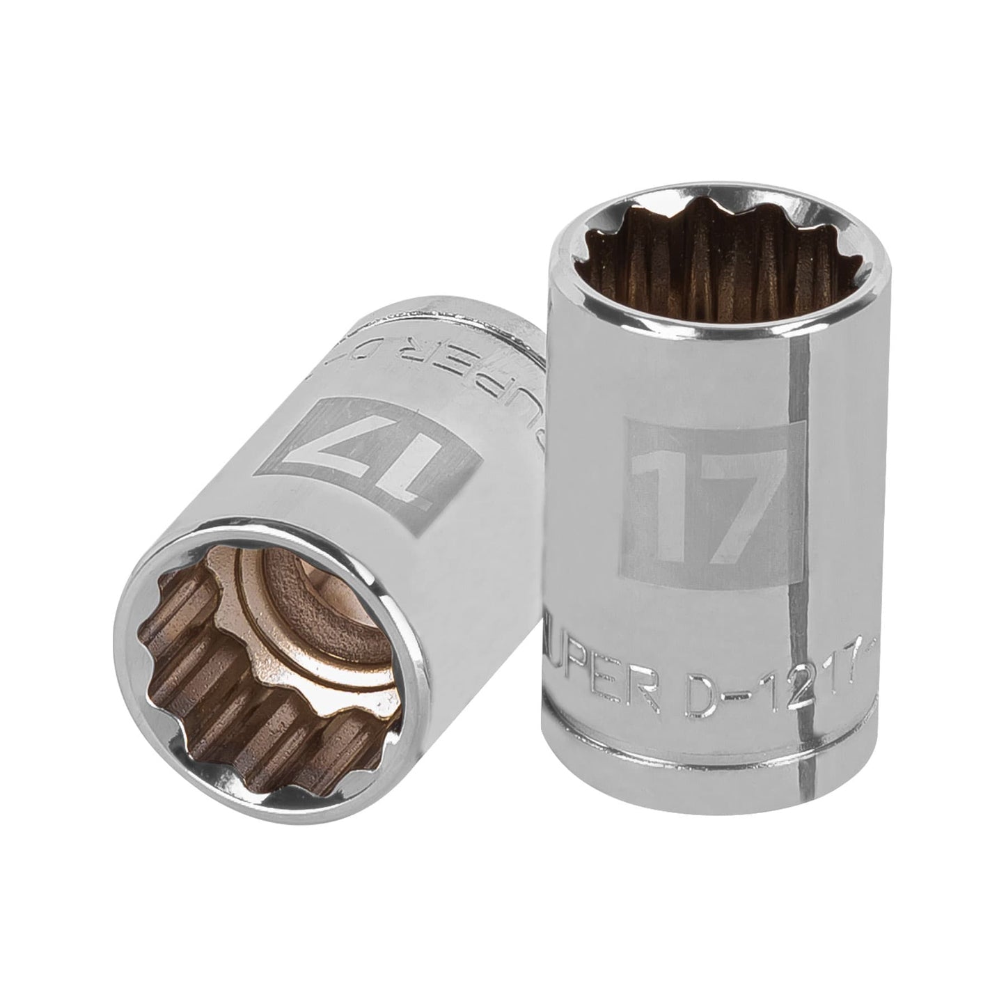 Dado 17 mm 12p cuadro 1/2pulg