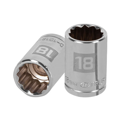 Dado 18 mm 12p cuadro 1/2pulg