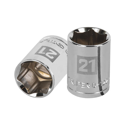 Dado 21 mm 6p cuadro 1/2pulg
