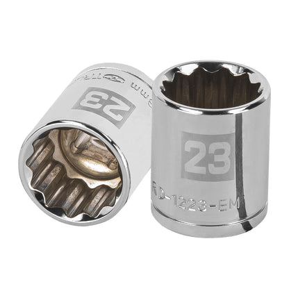 Dado 23 mm 12p cuadro 1/2pulg
