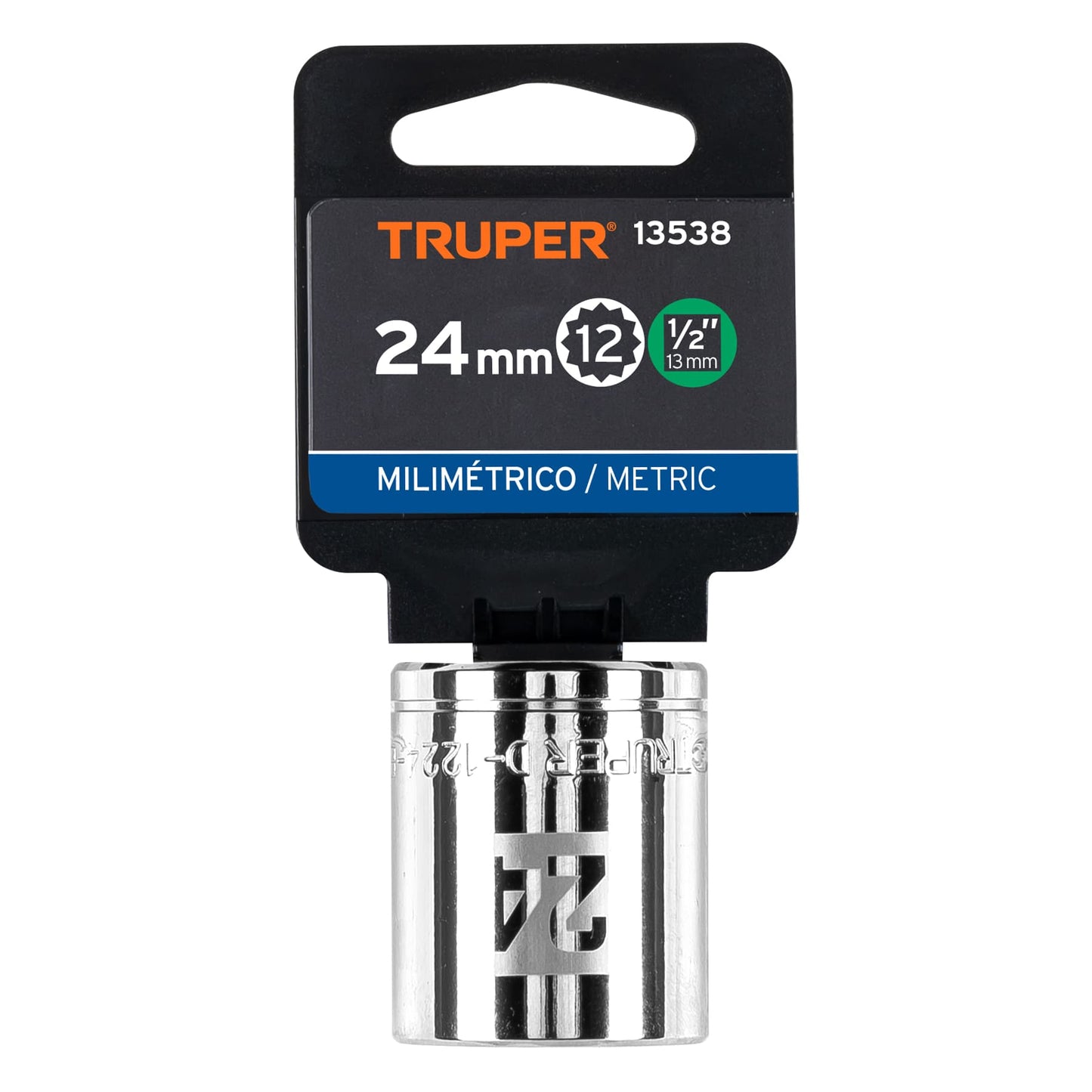 Dado 24 mm 12p cuadro 1/2pulg