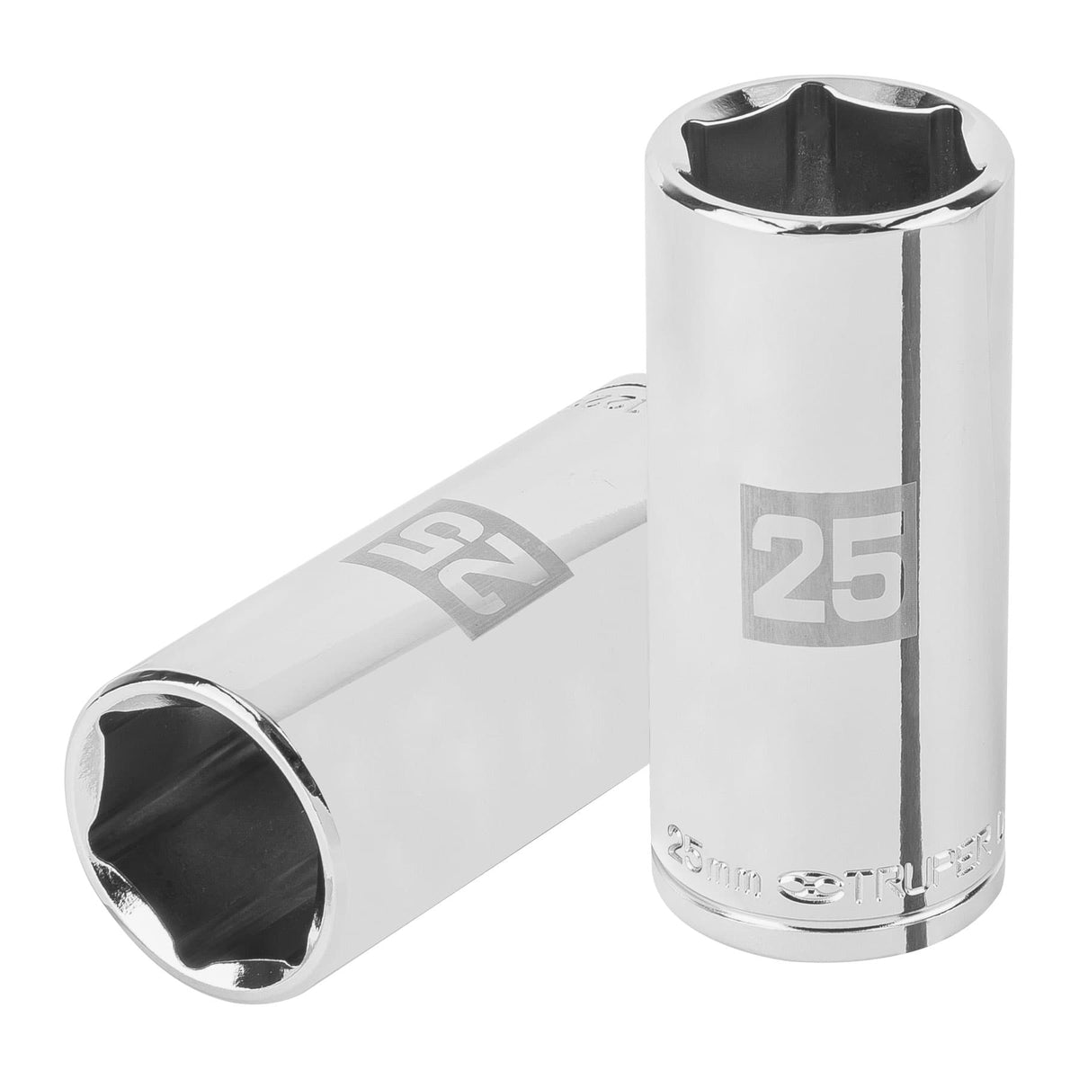 Dado largo 25 mm 6p cuadro 1/2pulg