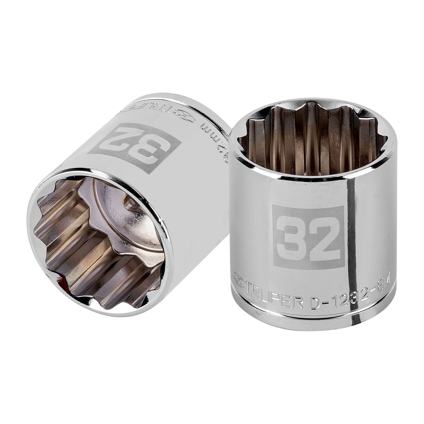 Dado 32 mm 12p cuadro 1/2pulg