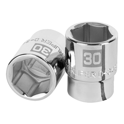 Dado 30 mm 6p cuadro 3/4pulg