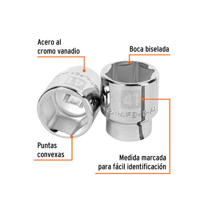 Dado de 41 mm, 6 puntas, cuadro 3/4" · vista 2