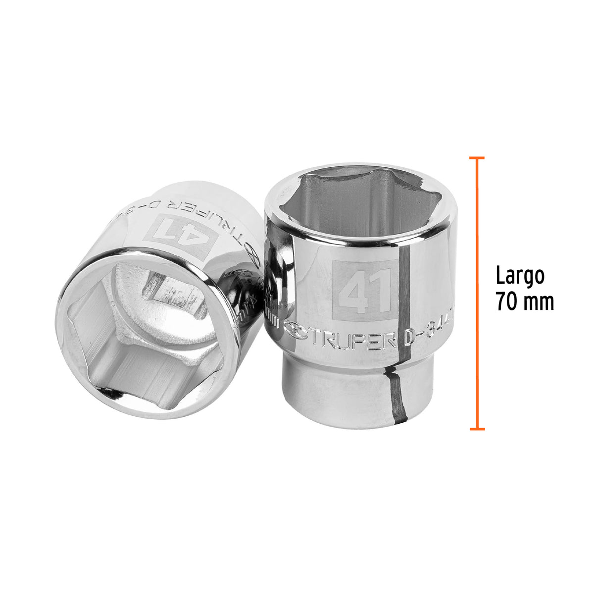 Dado de 41 mm, 6 puntas, cuadro 3/4" · vista 3