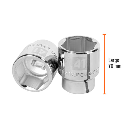 Dado de 41 mm, 6 puntas, cuadro 3/4" · vista 3