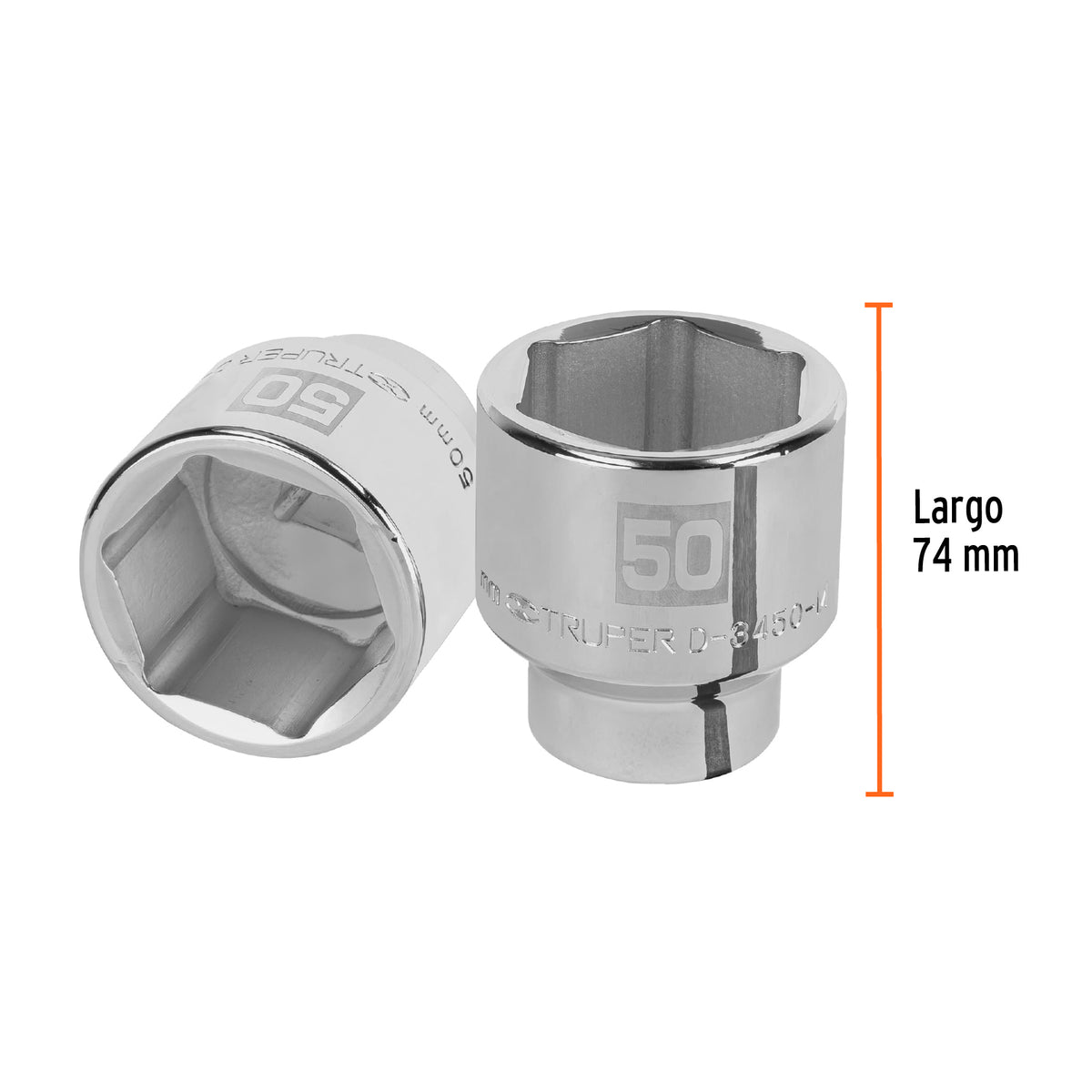 Dado de 50 mm, 6 puntas, cuadro 3/4" · vista 3