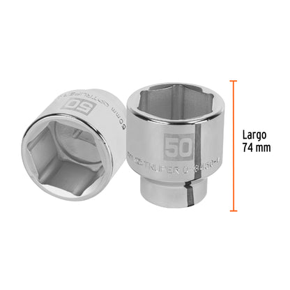 Dado de 50 mm, 6 puntas, cuadro 3/4" · vista 3