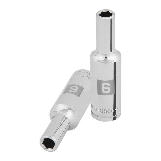 Dado largo 6 mm cuadro 3/8 pulg