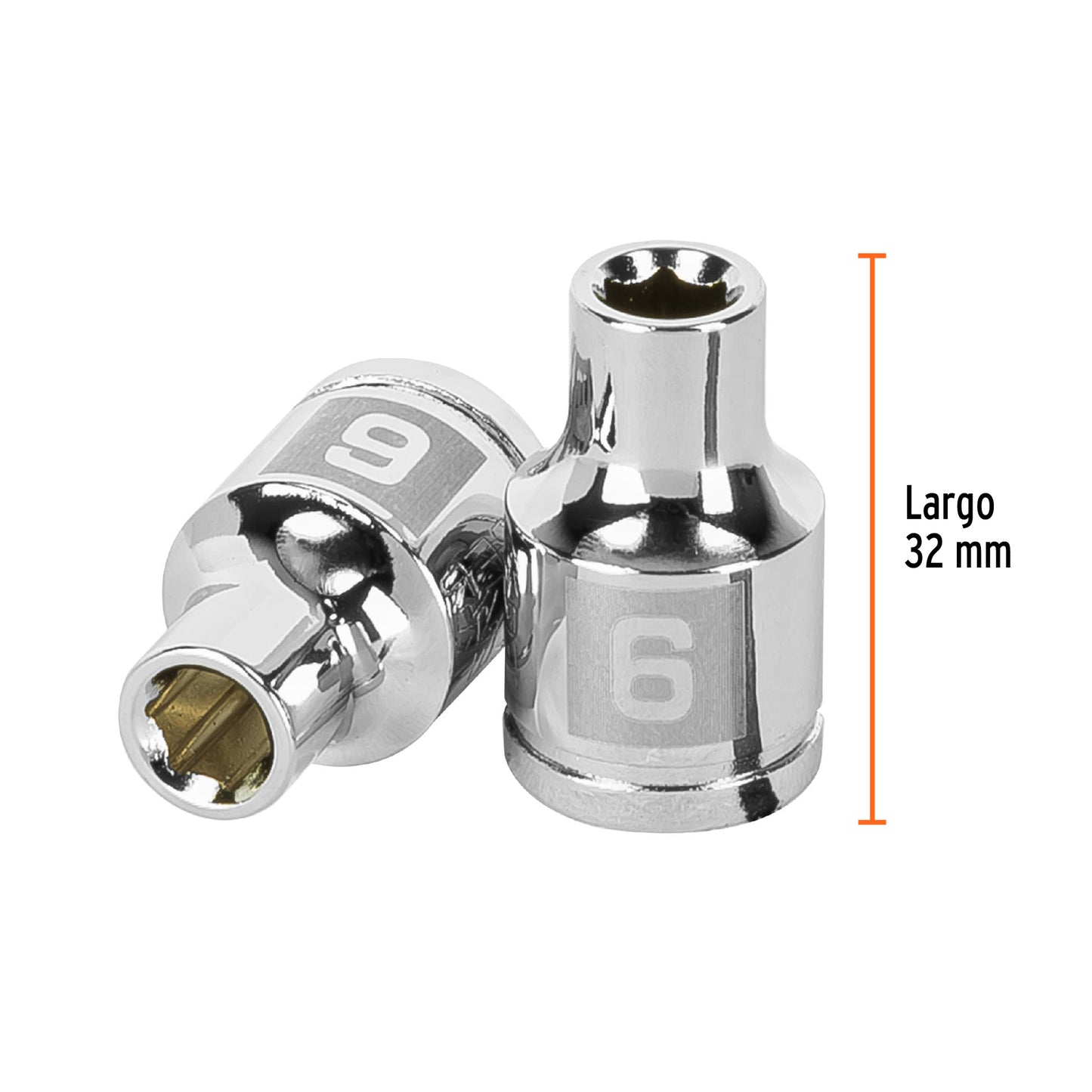 Dado 6 mm cuadro 3/8 pulg