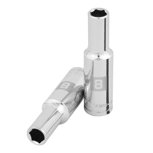 Dado largo 8 mm cuadro 3/8 pulg