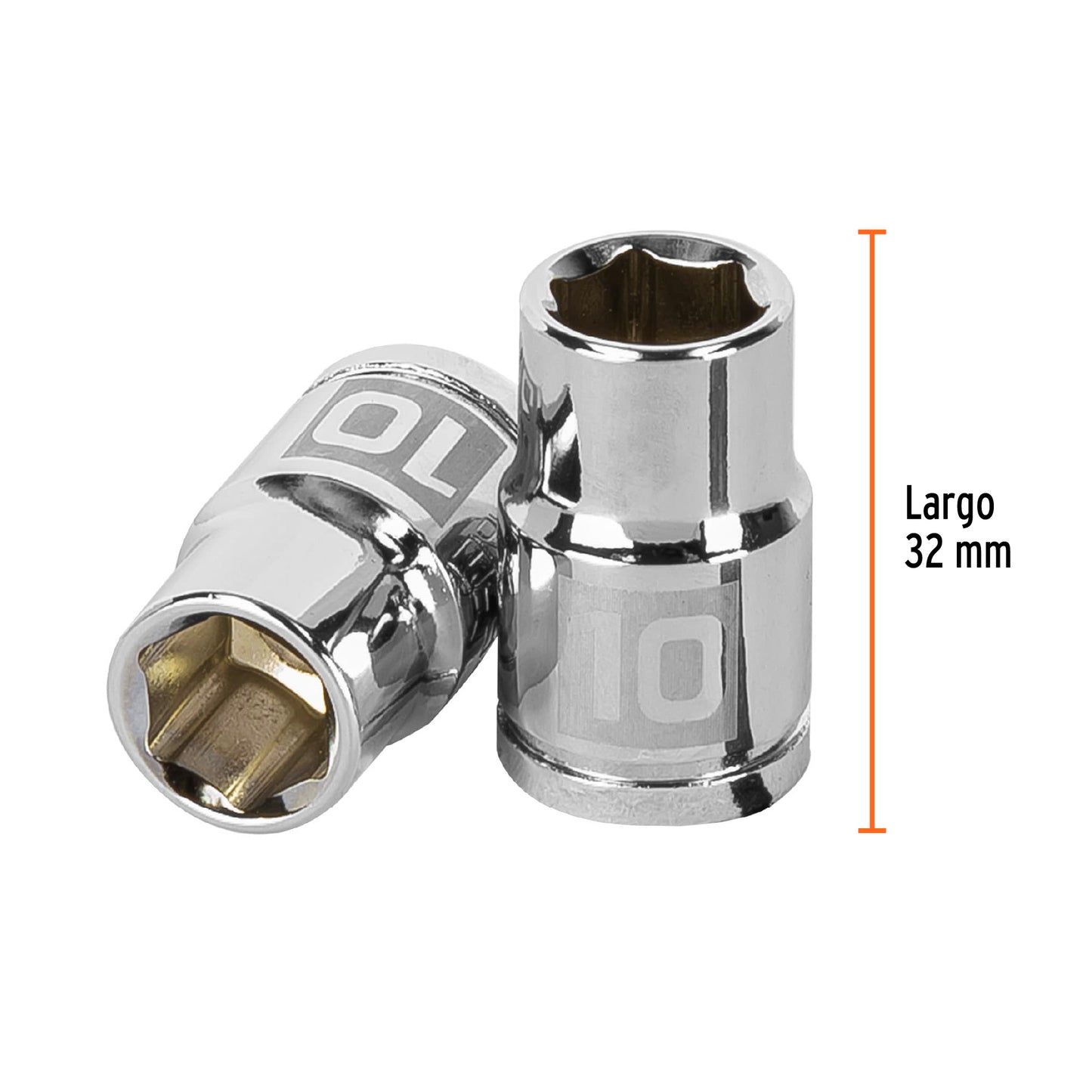 Dado 10 mm cuadro 3/8 pulg