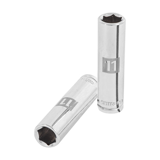 Dado largo 11 mm cuadro 3/8 pulg
