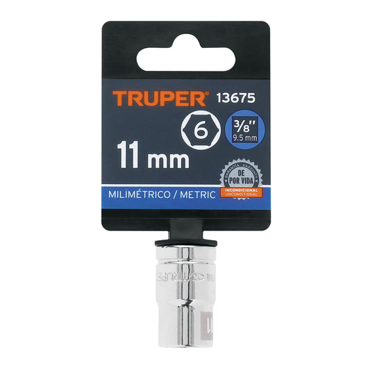 Dado 11 mm cuadro 3/8 pulg
