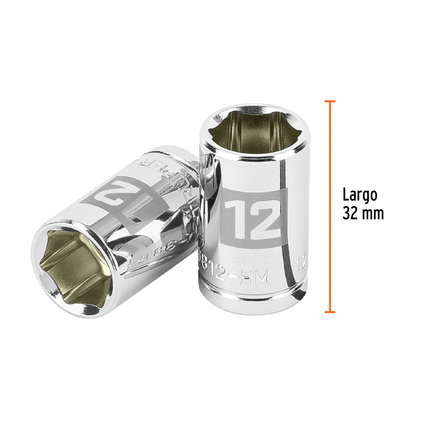 Dado 12 mm cuadro 3/8 pulg