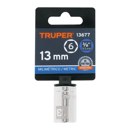 Dado 13 mm cuadro 3/8 pulg