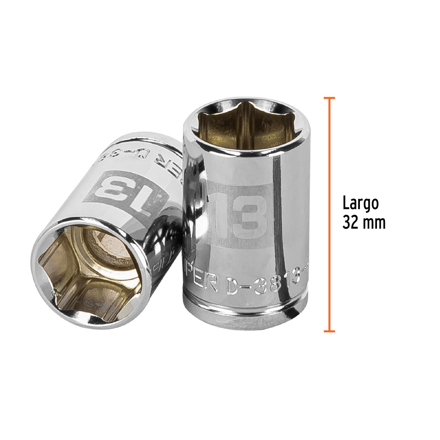 Dado 13 mm cuadro 3/8 pulg