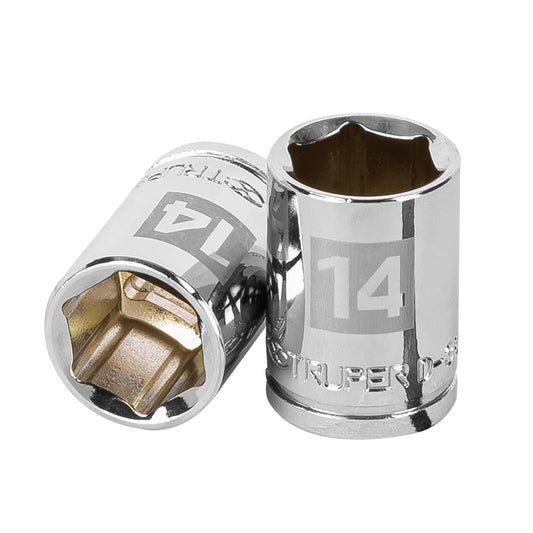 Dado 14 mm cuadro 3/8 pulg