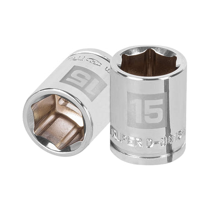 Dado 15 mm cuadro 3/8 pulg