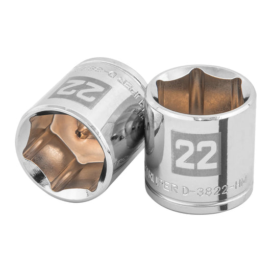 Dado 22 mm cuadro 3/8 pulg